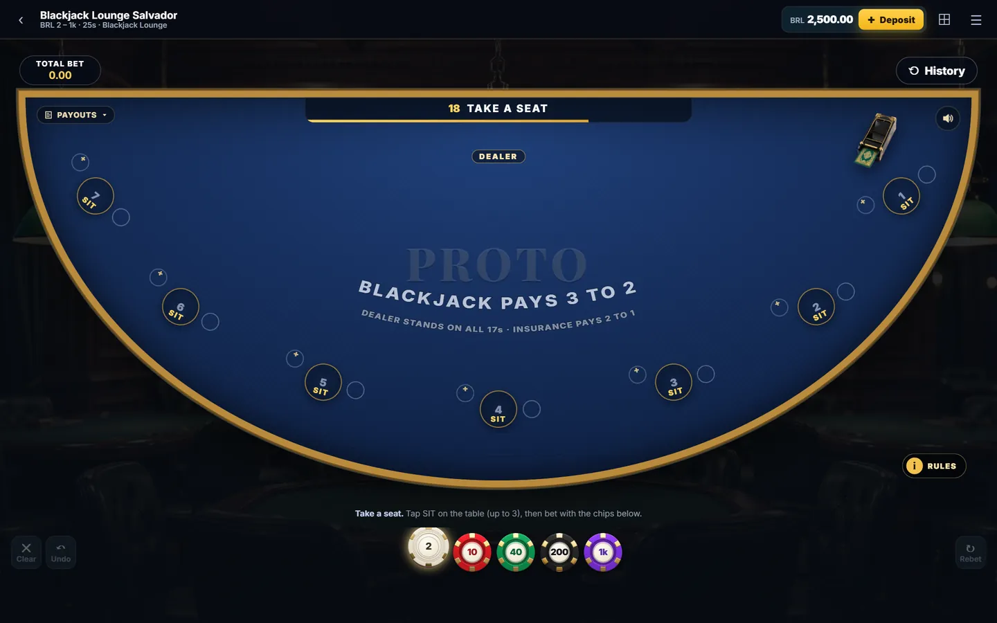 Blackjack Lounge